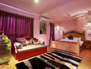 Voodi või voodid majutusasutuse Sharjah B&B toas