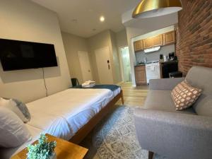 Kuchyň nebo kuchyňský kout v ubytování Prudential Area Loft Retreat