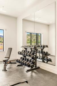 Fitness centrum a/nebo fitness zařízení v ubytování Taawaki Inn