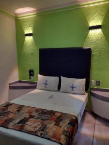 Postel nebo postele na pokoji v ubytování Hotel Astur