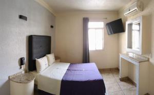 Postel nebo postele na pokoji v ubytování Hotel Astur
