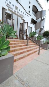 El edificio en el que está el departamento