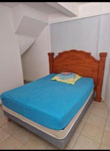 Postel nebo postele na pokoji v ubytování Ti'Eva appartement F3 avec piscine partagée