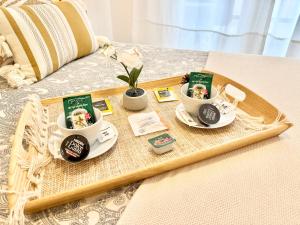 Coffee and tea making facilities at Castro Holidays - Apto D Céntrico Terraza con Garaje Gratis