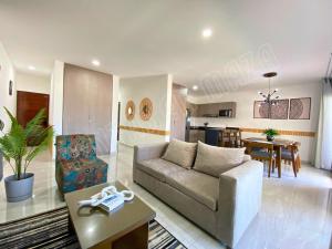 Posezení v ubytování Condominios Marina Cerritos 1