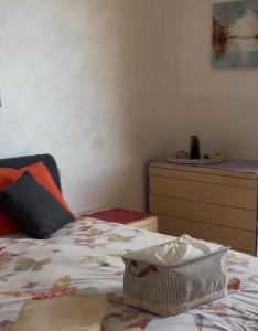 A bed or beds in a room at Agriturismo Nonna Bettina