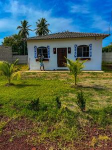 Κήπος έξω από το Tres Cielos Cabañas