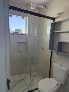 Koupelna v ubytování Apartamentos Rio Parana