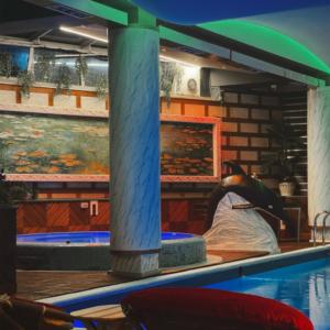 Bazén v ubytování Hotel Rosa Blu nebo v jeho okolí