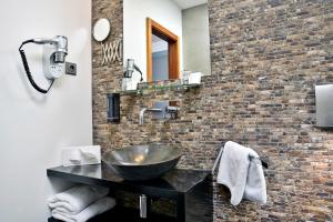 Koupelna v ubytování Ametyst Hotel Praha