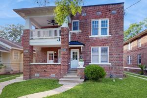 Bygningen som feriehuset ligger i