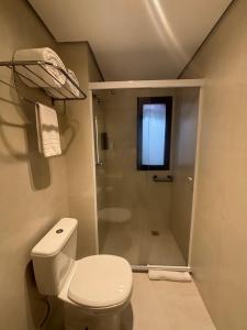 Ένα μπάνιο στο Flat no Edifício Interative Jardins by InnSide - 5 min da Av Paulista +16 φωτογραφίες