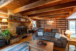 Χώρος καθιστικού στο The Mountain Forager Cabin, Bryson City NC +33 φωτογραφίες