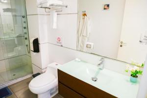 Koupelna v ubytování Apart Hotel Petit Palace Suites