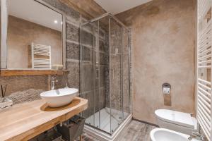 Kúpeľňa v ubytovaní Trieste Art Loft