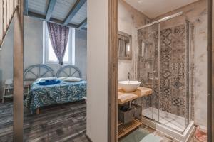 Kúpeľňa v ubytovaní Trieste Art Loft