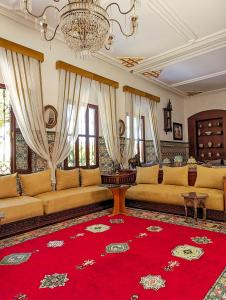 Posezení v ubytování Riad Dar Achaach