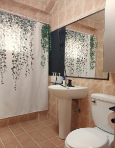 a bathroom with a toilet and a sink at 지금이순간 in Busan +16 photos