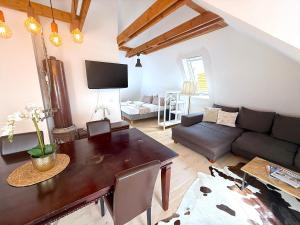 Posezení v ubytování Gästeapartments Rossatz