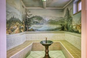 Koupelna v ubytování Hotel Jägerhof
