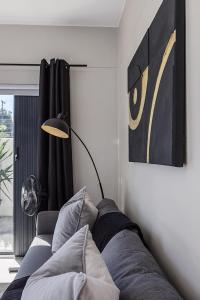 Postel nebo postele na pokoji v ubytování Luxurious Cosy Studio for 2