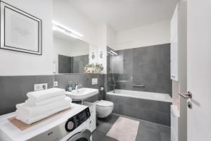Ένα μπάνιο στο Design Loft am Hauptbahnhof - Modern mit Parkplatz +18 φωτογραφίες