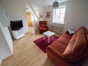 Posezení v ubytování Haus am Deich
