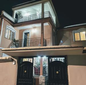 Balkón nebo terasa v ubytování Oasis