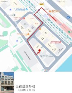 Majutuskoha 東京桜の宿 korruse plaan