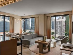 Mondrian Singapore Duxton的休息区