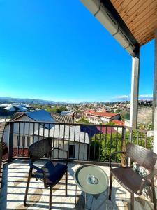 Balkón nebo terasa v ubytování Terrace