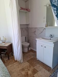 Koupelna v ubytování Chambre