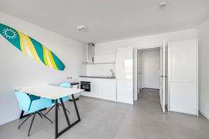 Kuchyň nebo kuchyňský kout v ubytování Appartement Hangloose (2P) - Residence Kabbelaarsbank