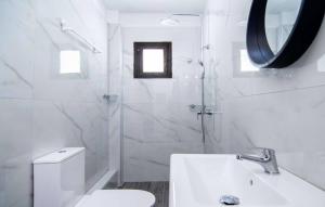 A bathroom at Barbara house