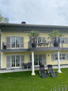 Balkón nebo terasa v ubytování Appartement Bergblick I