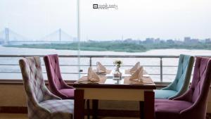Ein Sitzbereich in der Unterkunft Nile Transportation hotel