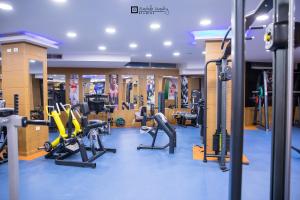 Das Fitnesscenter und/oder die Fitnesseinrichtungen in der Unterkunft Nile Transportation hotel