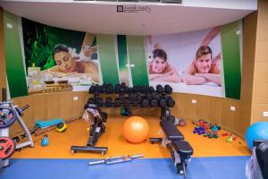 Das Fitnesscenter und/oder die Fitnesseinrichtungen in der Unterkunft Nile Transportation hotel