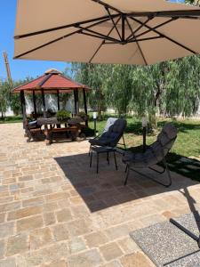 Zahrada ubytování B&B Mercadante
