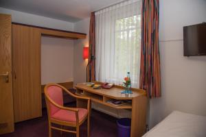 TV a/nebo společenská místnost v ubytování Hotel Park Eckersbach