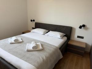 Postel nebo postele na pokoji v ubytování Apartment Zidaric