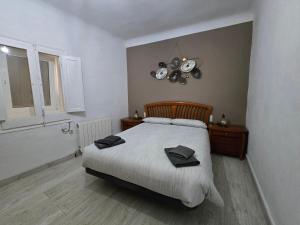Postel nebo postele na pokoji v ubytování Mas Sara