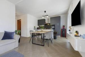 TV a/nebo společenská místnost v ubytování Casa Vacanze LEON
