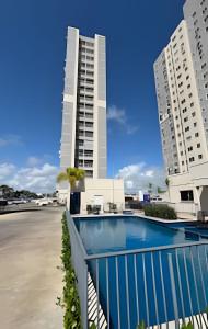 Bazén v ubytování Apartamento 2 Qtos - João Pessoa /Cabedelo (1003) nebo v jeho okolí + 36 fotografií