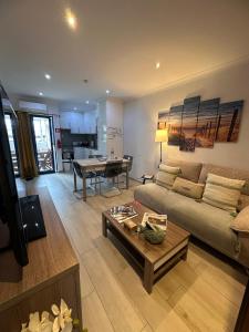 O zonă de relaxare la Charming apartment in Portimão Wi-Fi/AC