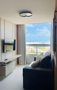 TV a/nebo společenská místnost v ubytování (1501)Vista Mar - Apto2 Qtos-Suíte -João Pessoa PB