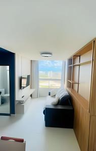 Postel nebo postele na pokoji v ubytování (1501)Vista Mar - Apto2 Qtos-Suíte -João Pessoa PB + 124 fotografií