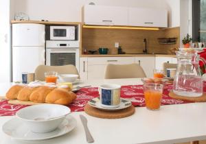 Kuchyňa alebo kuchynka v ubytovaní Apartmány Malá Morávka