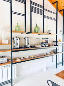 Η κουζίνα ή μικρή κουζίνα στο HYN Hotel Boutique