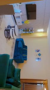 Χώρος καθιστικού στο Blue-orchid House